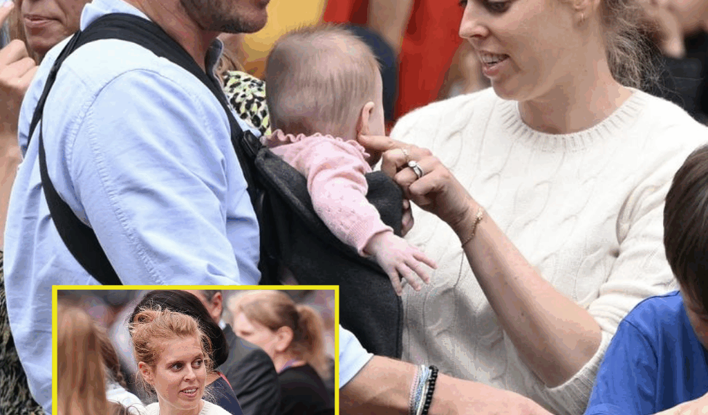 OMG SHE’S SO CUTE – Royal Fans Delighted as Baby Athena Makes First Public Appearance with Mum Beatrice