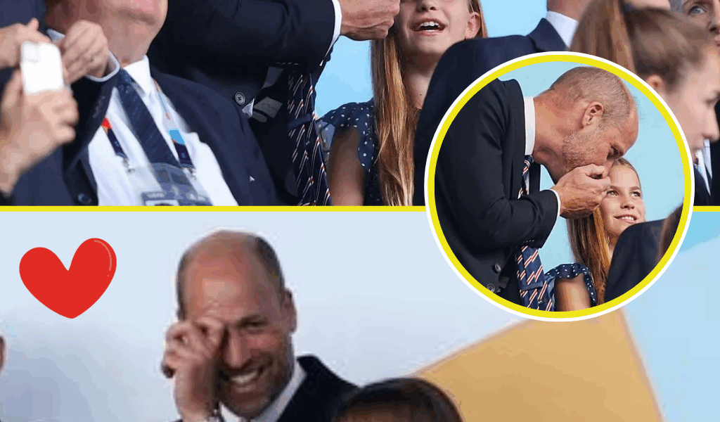 Heartwarming Moment William and Daughter Charlotte Forgot The World Was Watching Goes Viral and Captures Hearts