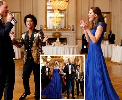 SHOCKING ROYAL SCENE! William and Kate Dance Wildly with Bruno Mars — Fans Say “Best Royal Moment EVER!” What happens when royalty meets rhythm?  A royal party turned into a full-blown concert when Prince William and Princess Kate stunned guests by singing and dancing alongside Bruno Mars!