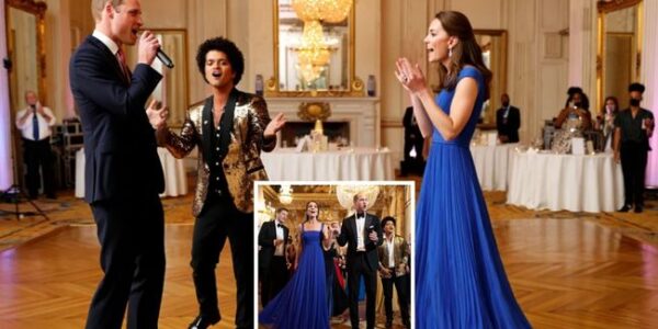 SHOCKING ROYAL SCENE! William and Kate Dance Wildly with Bruno Mars — Fans Say “Best Royal Moment EVER!” What happens when royalty meets rhythm?  A royal party turned into a full-blown concert when Prince William and Princess Kate stunned guests by singing and dancing alongside Bruno Mars!