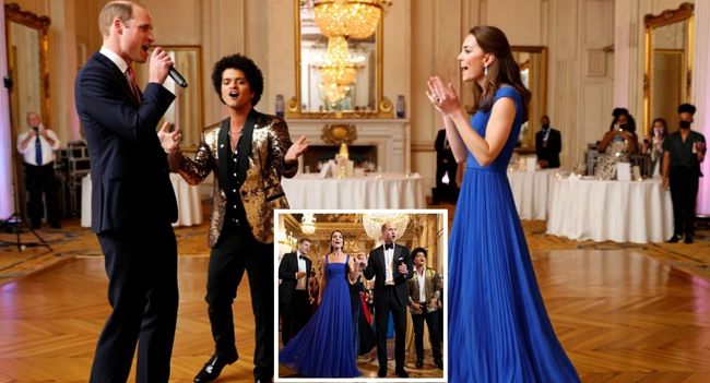 SHOCKING ROYAL SCENE! William and Kate Dance Wildly with Bruno Mars — Fans Say “Best Royal Moment EVER!” What happens when royalty meets rhythm?  A royal party turned into a full-blown concert when Prince William and Princess Kate stunned guests by singing and dancing alongside Bruno Mars!