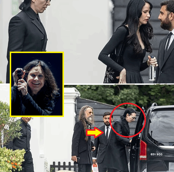 “WHY DID HE DO THAT?” – Marilyn Manson’s Strange Behavior as He Leads Royal Rock Procession at Ozzy Osbourne’s Funeral, Held on the Grounds of the Black Sabbath Star’s Own Estate