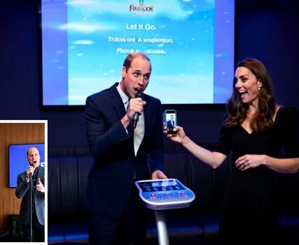 The Karaoke King of Kensington  Late at night in the palace, William picked up the karaoke mic and gave his best Elsa impression — eyes closed, falsetto soaring: “Let it gooo!” Kate walked in mid-performance, and instead of stopping him, burst into laughter, recording every second. Her warning? “This is going in the royal archives — or maybe the coronation playlist”