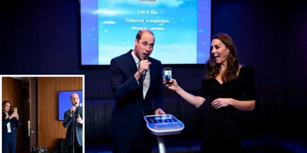 The Karaoke King of Kensington  Late at night in the palace, William picked up the karaoke mic and gave his best Elsa impression — eyes closed, falsetto soaring: “Let it gooo!” Kate walked in mid-performance, and instead of stopping him, burst into laughter, recording every second. Her warning? “This is going in the royal archives — or maybe the coronation playlist”