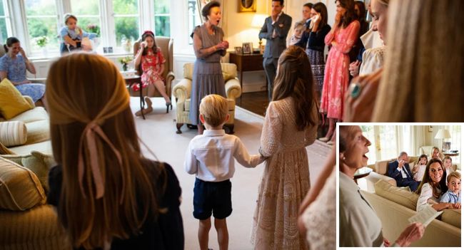 Royals are often seen at grand ceremonies, but on Princess Anne’s birthday, the grandeur was replaced with something far more moving. In a sunlit Middleton living room, Anne took a quiet breath, smiled, and said: “Let me sing a song… to share this joy with all of you”  Her voice rose — steady, warm, filled with love — as Kate Middleton and little George looked on, their faces glowing with admiration