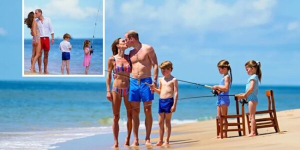 Royal Shock: Kate & William Sizzle in Beach PDA While the Kids Go Fishing – Fans Say It’s Their Cutest Moment Ever!   YES, THIS ACTUALLY HAPPENED!