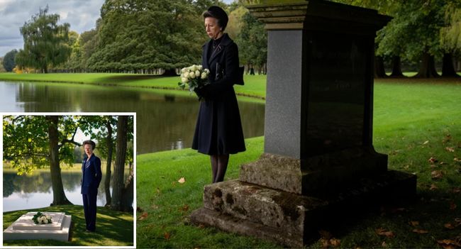 28 years on… and still, the memory of Diana moves the strongest hearts Princess Anne’s unannounced, private visit to her sister-in-law’s grave has stunned many. She stood quietly, laid down white roses, and departed with dignity — no press, no spectacle. But when a single remark she made at the site was revealed, people across Britain wept