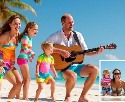 Princess Kate Wears Daring Bikini and Sings Joyfully with Prince William and the Kids — The Royal Family Can’t Contain Their Excitement!   A scene straight out of a royal fairytale — but with a splash of summer fun!