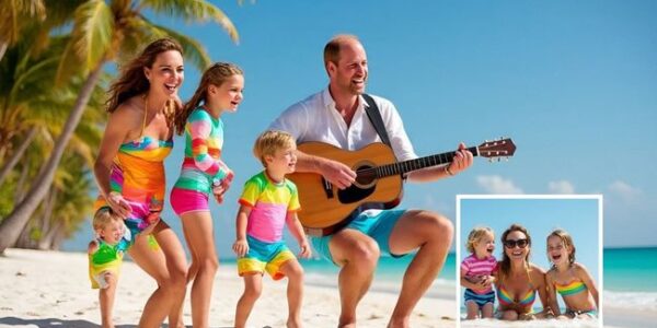 Princess Kate Wears Daring Bikini and Sings Joyfully with Prince William and the Kids — The Royal Family Can’t Contain Their Excitement!   A scene straight out of a royal fairytale — but with a splash of summer fun!