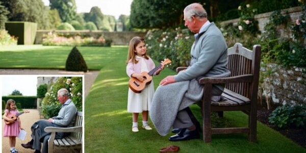 It wasn’t a royal decree or a formal speech that moved King Charles III to tears. It was a little girl with a ukulele On a warm July afternoon, Princess Charlotte sang “Somewhere Over the Rainbow” in the Windsor gardens for her grandfather, who has been battling cancer. At the end, she placed a folded note in his hand: “For my brave hero. Your strength lights our skies”  An aide said, “It wasn’t a performance. It was love.” Another revealed that the King hasn’t smiled with his “whole face” in weeks — until that moment