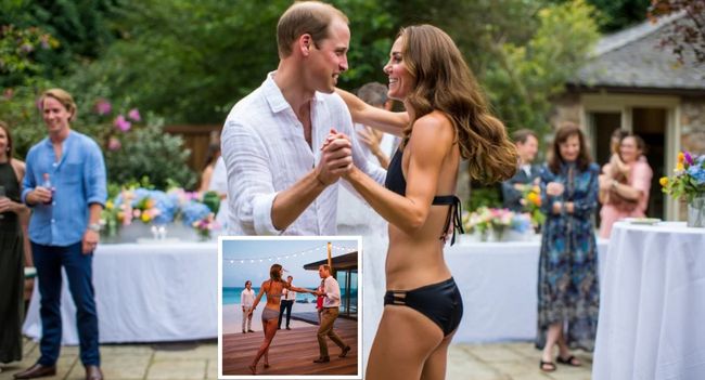 Royal Sizzle! Princess Kate Stuns in Sexy Bikini as She Dances the Night Away with Prince William at Private Party — Guests Couldn’t Believe Their Eyes!