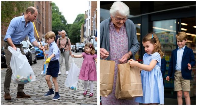 The Wind Was Gentle, the Sky Grey With Spring Haze, and Along the Edges of a Quiet English Park, Dozens of Volunteers Worked to Clear Litter on UK Labour Day — Among Them, a Future King and Two Young Royals in Wellington Boots. Prince William Walked Beside George With Purpose, Offering Smiles and Thanks to Locals. But It Was Charlotte, A Few Steps Behind, Who Paused, Noticed Something Everyone Else Missed, and Took an Action So Subtle, So Human, That One Elderly Volunteer Whispered, ‘That Wasn’t a Princess — That Was Just a Very Kind Girl.’