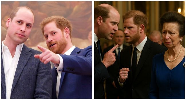 Prince William and Prince Harry reunited at Princess Anne’s birthday party. Neither of them would give in, the two princes had a big conflict in the middle of the party, making Princess Anne very disappointed on her own birthday. She said something about Queen Diana that made everyone at the party cry, even the two princes couldn’t hold back their tears.