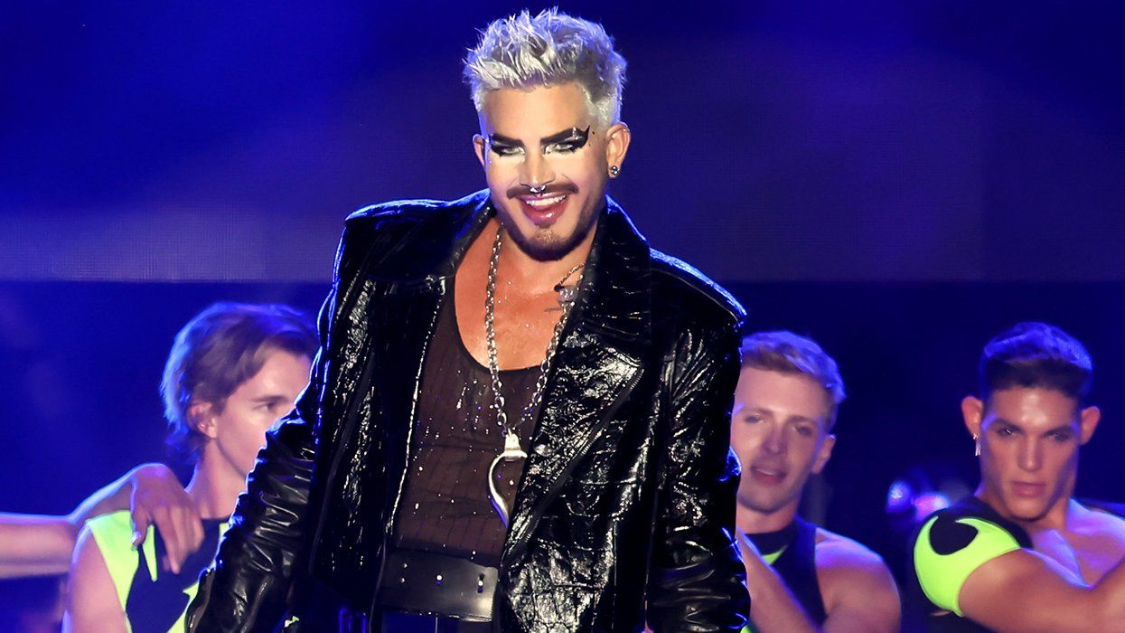 Adam Lambert tells homophobes to 'Get over it.'