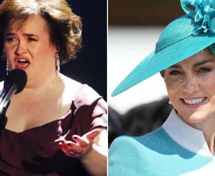 “Together, They Moved a Nation—One Voice Trembling, One Rose.” — Princess Kate and Susan Boyle’s Unexpected Duet at Trooping the Colour 2025 Moves the Nation to Tears   Nobody Anticipated It. However, Time Appeared to Freeze When Susan Boyle Sang “I Vow to Thee, My Country” as She Entered the Parade Ground. Princess Catherine Then Joined In, Her Voice Gentle, Heartfelt, and Graceful.