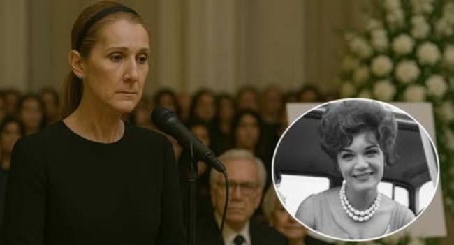 “One Song, One Rose, One Legend’s Goodbye: Céline Dion’s Wordless Farewell to Connie Francis Leaves a Room in Tears”  There Were No Cameras Flashing, No Entourage Trailing Behind. Céline Dion Walked Into the Chapel Like a Shadow—Grieving, Graceful, Silent. She Didn’t Speak. She Didn’t Announce Herself. But When the Familiar Melody of “Where the Boys Are” Floated Softly Through the Air, She Rose, Stepped Into the Aisle, and Began to Sing. Her Voice Trembled—Raw, Imperfect, Beautiful.