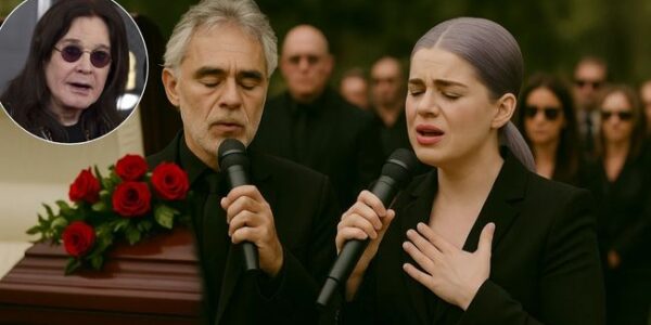 Kelly Osbourne’s “Papa Don’t Preach” Reimagined: A Daughter’s Goodbye to Ozzy.  At Ozzy Osbourne’s Emotional Farewell at Royal Albert Hall, Kelly Osbourne Delivered a Haunting, Reimagined Version of “Papa Don’t Preach”—But This Time, It Wasn’t About Rebellion. Joined by Andrea Bocelli, Whose Soaring Vocals Added Depth and Grace, the Performance Became a Tender Goodbye From Daughter to Father. Gone Were the Pop Beats; In Their Place, a Solemn Piano and New Lyrics Reflecting Love, Regret, and Healing. Kelly’s Final Whispered Line, “Papa, I’m Coming Home Too… but Not Yet,” Echoed Through the Hall.