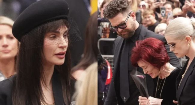 Along With Her Mother Sharon and Brothers Jack and Kelly, Ozzy Osbourne’s Very Secretive Daughter Aimee Has Traveled to His Homeland to Honor Her Cherished Late Father.  In Birmingham, England, Aimee, 41, Was Spotted With Her Family During a Stopover on the Black Sabbath Bridge.