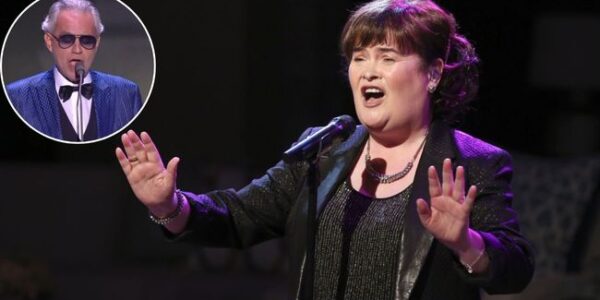 Two Souls Singing Together…  As Susan Boyle Walked Behind Andrea Bocelli and Sang a Duet That Seemed to Have Been Leaned in to Listen to by Heaven Itself, Time Didn’t Just Slow; It Stood Motionless.  Each Note Ached With Truth and Healed With Grace as Her Delicate Voice Encircled His Legendary Tones Like a Prayer.  It Was a Resurrection of Emotion Rather Than a Performance.  After Breaking, Hearts Steamed.  And as the Last Note Faded Into Silence, It Became Evident That We Had Not Just Seen a Duet.  A Miracle Had Been Witnessed.