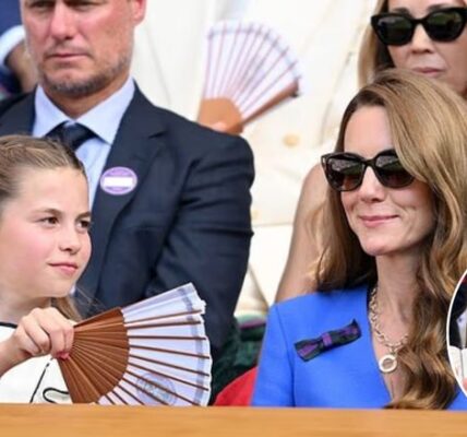 “Mommy, Are You Ok?” – Princess Charlotte’s Sweet Wimbledon Moment Melts Millions of Hearts  In the Middle of Wimbledon’s Scorching Summer Heat, All Eyes Were on the Princess of Wales — Until a Tiny Voice Stole the Spotlight. As Catherine Dabbed Her Forehead in the Royal Box, Princess Charlotte Leaned In, Concern Etched on Her Face, and Whispered, “Mommy, Are You Ok?”