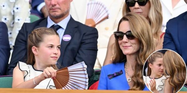 “Mommy, Are You Ok?” – Princess Charlotte’s Sweet Wimbledon Moment Melts Millions of Hearts  In the Middle of Wimbledon’s Scorching Summer Heat, All Eyes Were on the Princess of Wales — Until a Tiny Voice Stole the Spotlight. As Catherine Dabbed Her Forehead in the Royal Box, Princess Charlotte Leaned In, Concern Etched on Her Face, and Whispered, “Mommy, Are You Ok?”