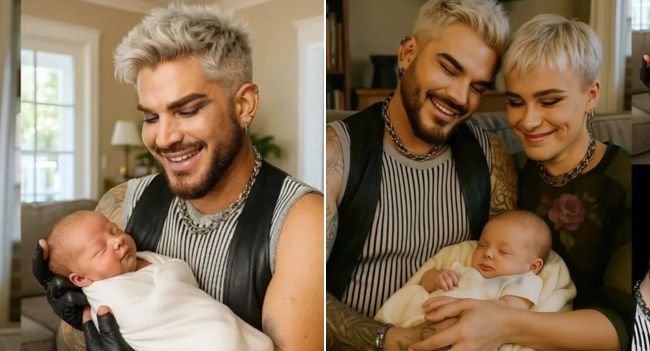 Adam Lambert and Oliver Gliese’s Stunning Baby Reveal Breaks the Internet!  Adam Lambert and Oliver Gliese Sent Fans Into a Frenzy With a Heart-Stopping Baby Announcement! Ditching Typical Celebrity Flair, the Couple Shared a Raw, Emotional Video—Montages of Love, a Tender Ballad, and a Handwritten Note From Gliese Vowing a Life of “Chaotic Symphony.” Then, the Bombshell: Lambert Holding a Sonogram, Revealing Their Upcoming Journey Into Parenthood. This Tear-Jerking, Authentic Moment, Born From Their Reconciled Romance, Left Social Media Ablaze. Fans Are Calling It the Most Unforgettable Celebrity Reveal Ever—A Testament to Love’s Triumph!