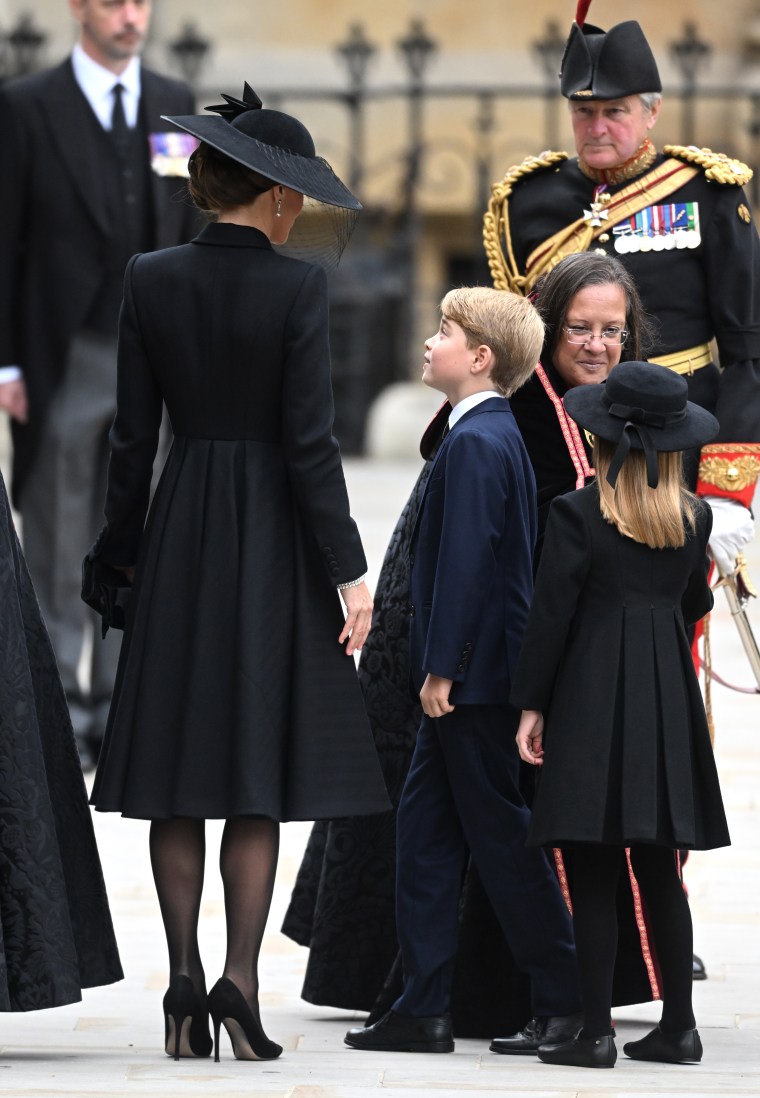 Prince George, Princess Charlotte Attend Queen Elizabeth's funeral