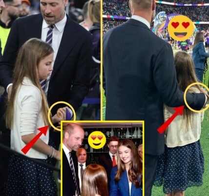 “BEAUTIFULLY TOUCHING” – William’s Subtle Gesture for Charlotte While Meeting King Felipe’s Daughters at Women’s Euro Final Melts Fans’ Hearts