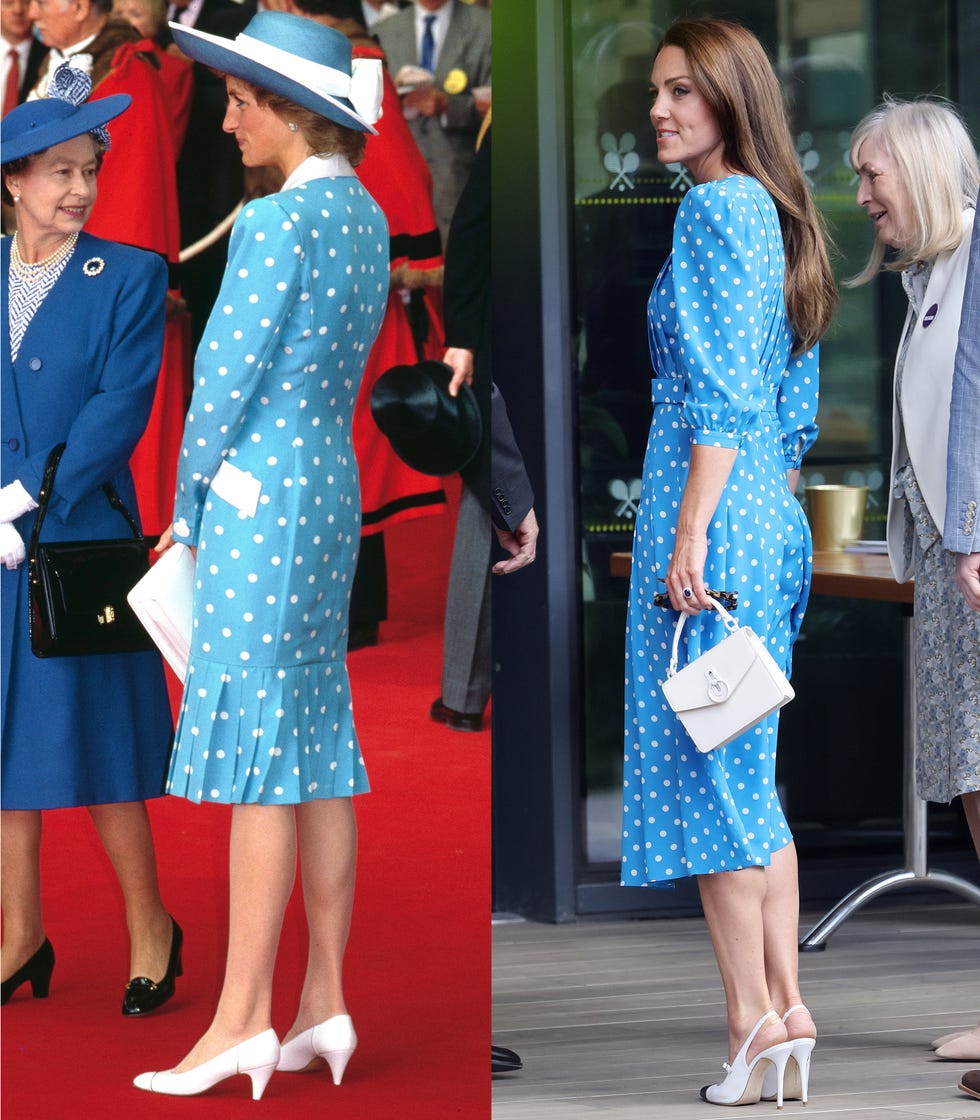 40+ Times Kate Middleton and Princess Diana Dressed Alike - Kate and Diana  Matching Clothes