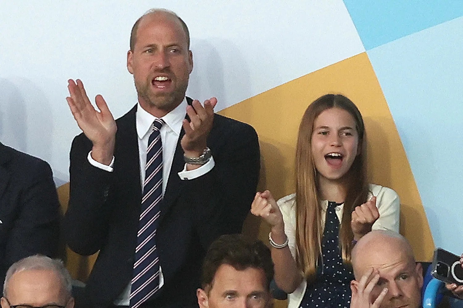 William, Prince Of Wales And His Daughter Princess Charlotte Of Wales During UEFA Women'S Euro 2025 - Final - England Vs Spain
