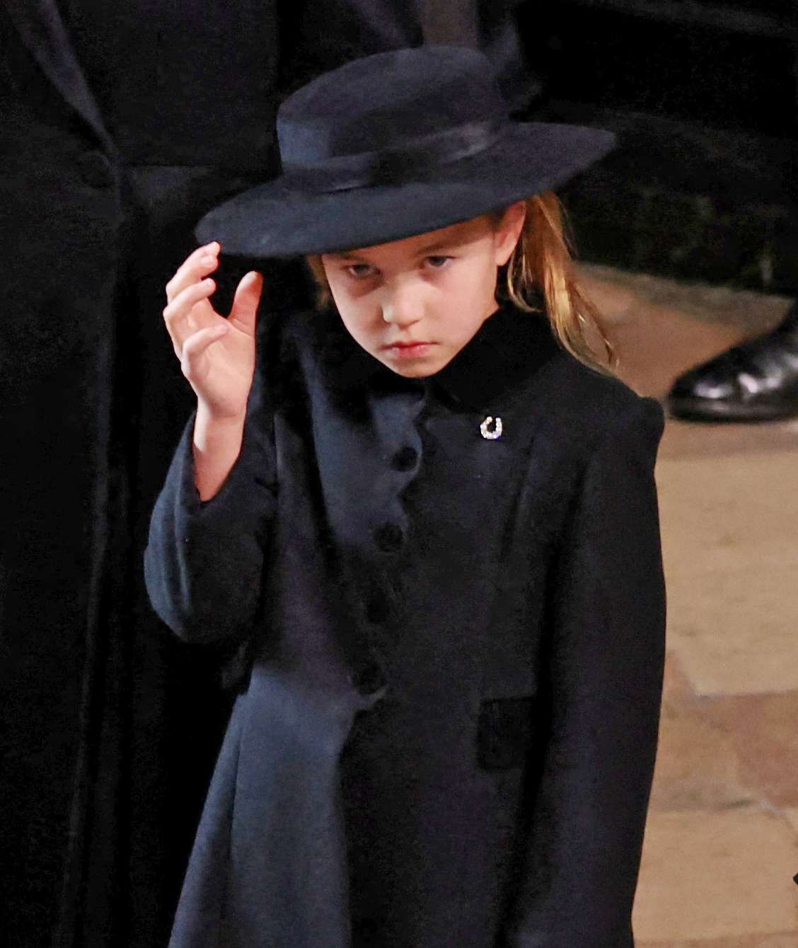 See Princess Charlotte's Grown Up Gesture for Queen Elizabeth at the Late  Monarch's Funeral