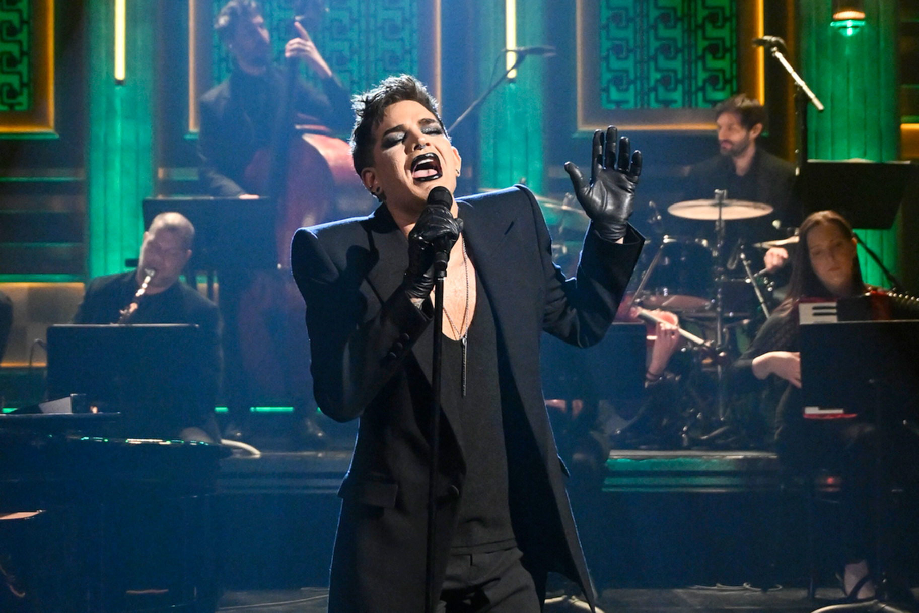 Adam Lambert's Voice Is Velvet Singing "I Don't Care Much"