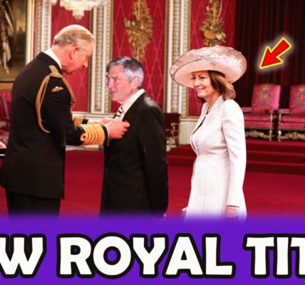 OMG!! King Charles GRANTS Catherine’s Father Michael Middleton Role of Royal Advisor to Future King William Amid Health Battle – An Unexpected Move STUNS The palace