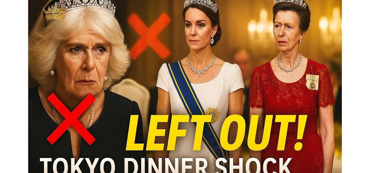Fans THRILLED! Catherine and Anne STEAL SPOTLIGHT As Furious Camilla LEFT OUT of Tokyo State Dinner