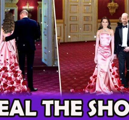 OMG! Princess Catherine BOLD in Glamorous Pink Gown and Queen’s Pearl Necklace at Palace Dinner – William Can’t Take His Eyes Off Her!