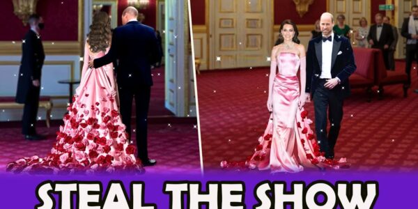 OMG! Princess Catherine BOLD in Glamorous Pink Gown and Queen’s Pearl Necklace at Palace Dinner – William Can’t Take His Eyes Off Her!