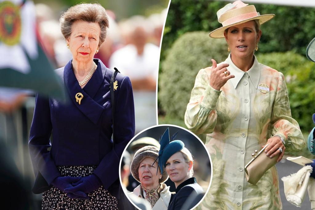 Zara Tindall 'shaken to the core' by mom Princess Anne's memory loss: Family  'falling apart'