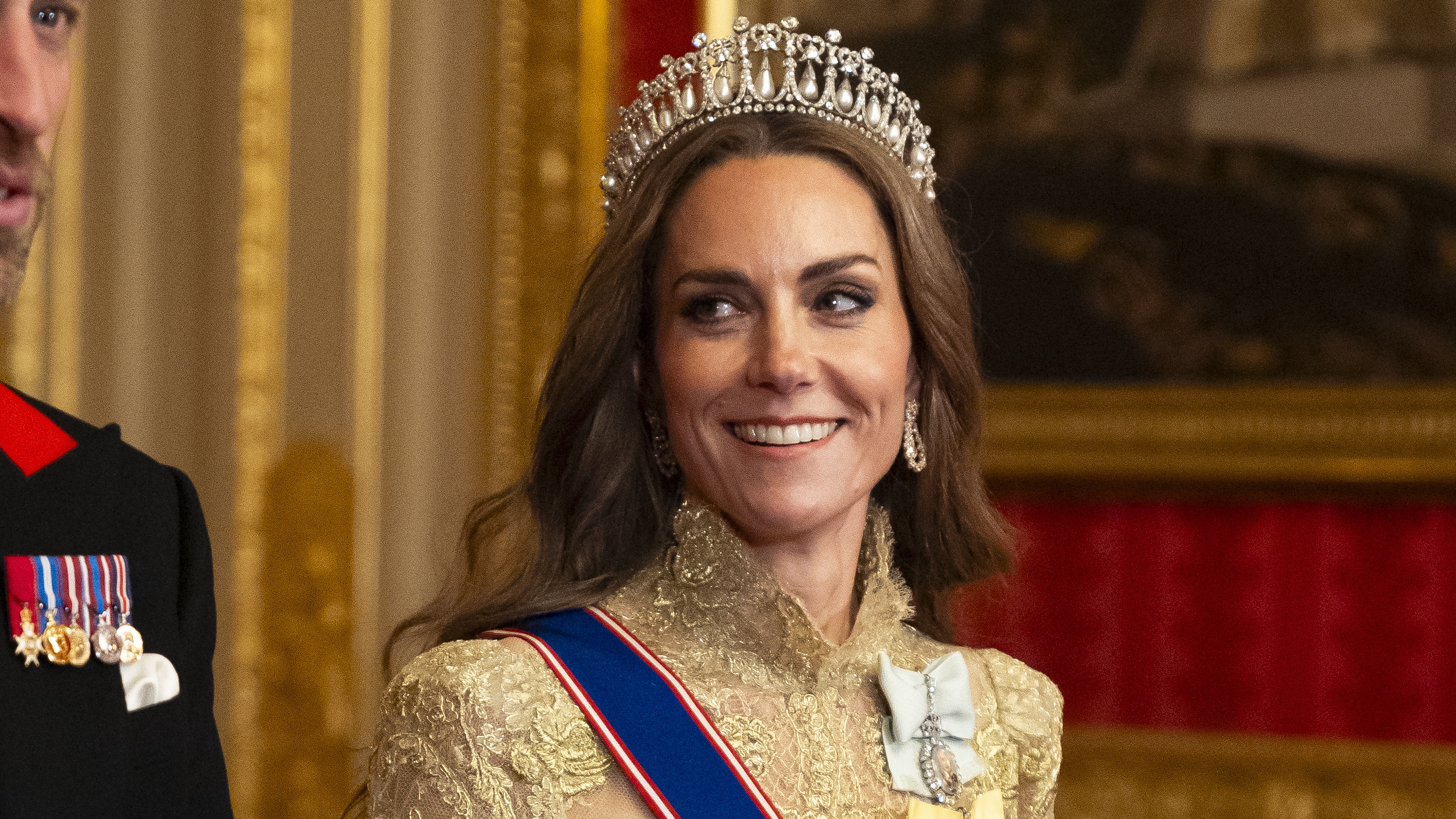 Kate Middleton's gold dress reminded me of her most iconic gown | Woman & Home