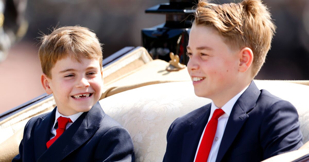 Prince Louis's adorable 3-word question to Prince George at major event |  Royal | News | Express.co.uk
