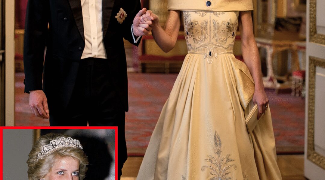 Catherine STEALS ALL EYES in Stunning Flower Gown and Princess Diana’s Precious Jewelry Necklace That Meghan Markle NEVER HAD