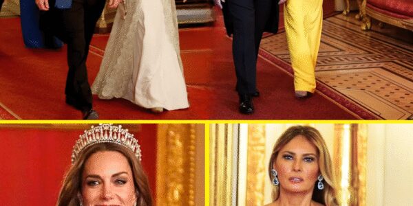 OMG! Princess Catherine and Melania Trump STUN In Glittering Gold Gowns for a State Banquet at Windsor Castle – SH0CKING Messages Through Their Stunning Outfits Leave The World SPEECHLESS