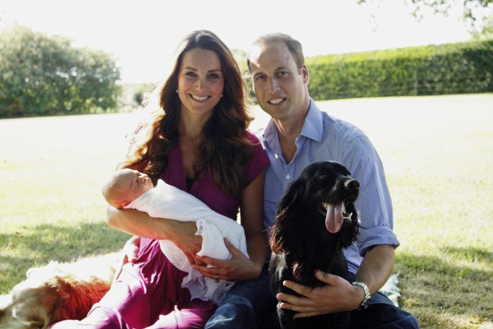 Kate Middleton grins as she holds an adorable puppy as Prince William coos  over dog on second outing in two days | The Sun