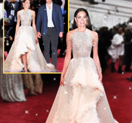 Meghan Markle FUMING In U.S As Princess Catherine STEALS People’s Heart In Stunning Beaded Gown & Mother-In-Law Diana’s Jewelry Set