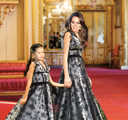 EXCLUSIVE: Catherine and Daughter Charlotte STEAL THE SHOW With Stunning Coordinated Outfits and Adorable Moments At Royal Family Gathering AT Balmoral Castle