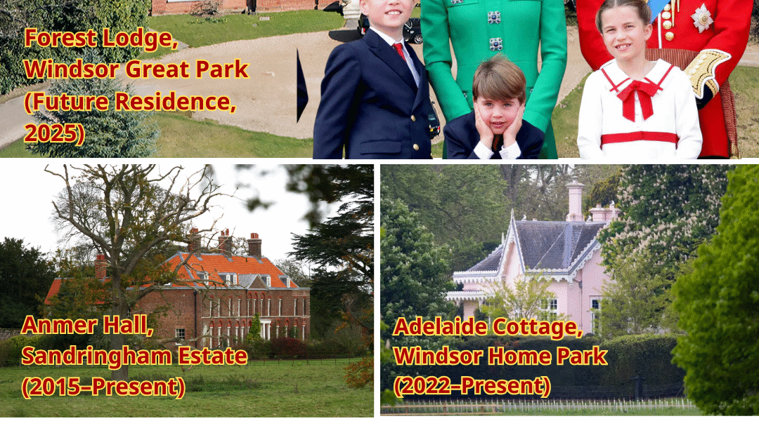 👑 REVEALED Full List of Prince William and Princess Catherine’s Homes as Couple Prepare for NEW MOVE Stuns Fans 