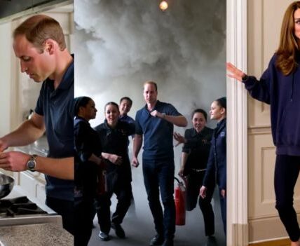 ROYAL KITCHEN CHRONICLES! Palace sources are buzzing with the sweetest (and funniest!) royal mishap yet… Prince William tried to surprise Kate with breakfast in bed — but instead served up a cloud of smoke and chaos in the palace kitchen! Witnesses say the future King’s “master chef moment” quickly turned into a comedy show, with alarms blaring and staff scrambling. Then in walks Kate, casually rocking William’s oversized hoodie, surveying the mess with a smirk. Her verdict? “This is why you should stick to cereal.” Romantic? Absolutely. Edible? Well… let’s just say the toast may have been a little extra crispy