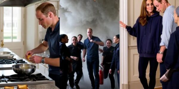 ROYAL KITCHEN CHRONICLES! Palace sources are buzzing with the sweetest (and funniest!) royal mishap yet… Prince William tried to surprise Kate with breakfast in bed — but instead served up a cloud of smoke and chaos in the palace kitchen! Witnesses say the future King’s “master chef moment” quickly turned into a comedy show, with alarms blaring and staff scrambling. Then in walks Kate, casually rocking William’s oversized hoodie, surveying the mess with a smirk. Her verdict? “This is why you should stick to cereal.” Romantic? Absolutely. Edible? Well… let’s just say the toast may have been a little extra crispy
