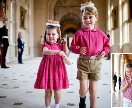 MINI FASHION DISASTER… or the CUTEST ROYAL MOMENT EVER?! The palace corridors turned into a runway of adorable chaos when Princess Charlotte and Prince George stepped out in near-identical outfits! Charlotte, never one to shy away from theatrics, reportedly squealed: “We’re twins of the heart!” George, looking slightly baffled but secretly charmed, gave a royal nod — and just like that, witnesses claimed it was “love at first outfit matching moment.” From shocked nannies to grinning guards, everyone agreed: this was no wardrobe malfunction… this was a royal fashion love affair
