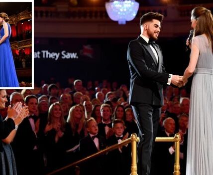 “NO ONE COULD BELIEVE WHAT THEY SAW…” At the Royal Charity Gala, something happened that left 40,000 people in absolute shock — and even brought Prince William to tears. When Adam Lambert stepped on stage, the crowd expected fireworks. But then… Princess Kate joined him. What followed wasn’t just a duet — it was a moment that shook the room.  Adam’s powerful voice soared through the hall, but it was Kate’s shaky yet elegant voice that pierced the silence — raw, vulnerable, and heartbreakingly beautiful. As she struggled through the emotion, Adam turned to her, eyes glazed, gently extended his hand, and whispered into the mic: “You’ve got this”