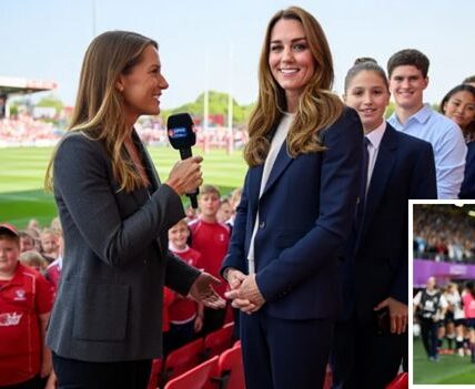 ALL EYES ON KATE!  The Princess of Wales has once again proven why the world can’t stop watching her! At the Women’s Rugby World Cup, Catherine absolutely lit up the stadium with her radiant smile, undeniable charm, and a stunning new look that has fans buzzing everywhere  With noticeably lighter hair that gave her a fresh, youthful glow, Kate stepped into the spotlight and instantly stole hearts. Cameras couldn’t look away, fans were in awe, and social media exploded with admiration for her breathtaking presence.  This wasn’t just about style — it was about star power. In one unforgettable evening, the Princess managed to celebrate women’s sport, honor the players on the field, and still create a royal moment that will be talked about for weeks